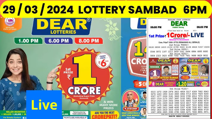 Lottery Sambad Result 6 pm